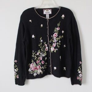 VTG Tiara Embellished Cardigan